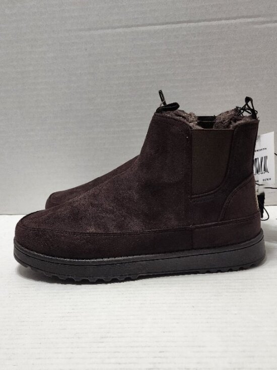 New White Mountain Isleworth Dark Brown Boot - Faux Suede & Fur - Size 12 main image 8